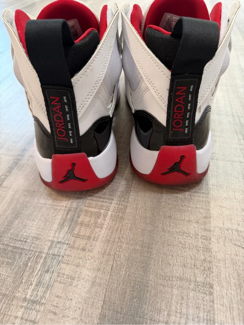 Nike Air Jordan Two Trey White Black Gym Red Men’s Shoes Size 10.5 DO1925-106